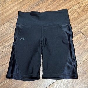 NWOT Under Armour Black Bike Shorts
